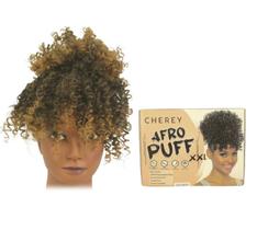 Aplique afro puff xxl organico