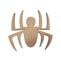 Aplique Aranha Super Heroi 18x19,5 Mdf 6mm Madeira