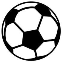 Aplique Bola Futebol Decorativo Mdf Com Fita Dupla Face decoração
