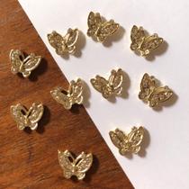 Aplique borboleta de metal para resina Aplique borboleta de metal para resina