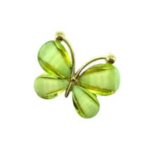 Aplique c/pedraria borboleta 2.9cm x 2.2cm cor 106 verde bebê unidade