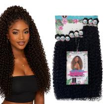 Aplique Cabelo Cacheado Bio Fibra Lindona Movimento Natural