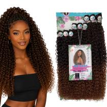 Aplique Cabelo Cacheado Bio Fibra Lindona Movimento Natural
