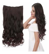 Aplique Cabelo Humano Liso Natural Tic Tac 60cm 100gr 1tela - JKBELLUS