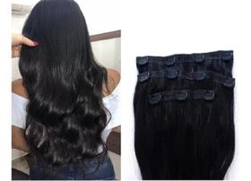 Aplique Cabelo Humano Ondulado Tic Tac 70cm 100grs 3 Telas - Jkbellus