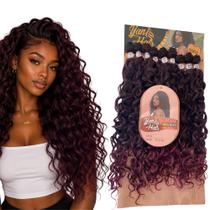 Aplique Cabelo Orgânico Ana Cacheado Longo Volume Natural