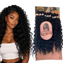 Aplique Cabelo Orgânico Ana Cacheado Longo Volume Natural