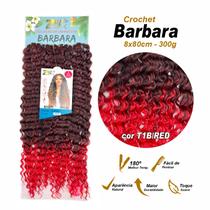 Aplique Cabelo Orgânico Barbara Longo 80Cm P/ Crochet Braid Cacheado