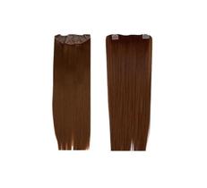 Aplique cabelo tic tac orgânico liso Ruivo Natural 60cm - Lynx produções