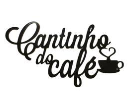 Aplique Cantinho Do Café Decorativo Cozinha Mdf 30x18cm Adesivado