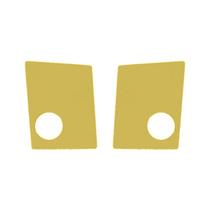 Aplique Canto Farol Auxiliar - Dourado - Para Volvo New FH