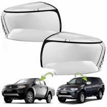 Aplique Capa Cromada Retrovisor Mitsubishi L200 Triton 2012
