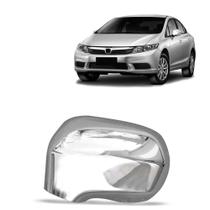 Aplique Capa de Retrovisor Civic 2007 a 2011 Cromado LE