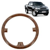 Aplique Capa para Volante Hillux 2005 2006 2007 2008 2009 A 2010 Amadeirado