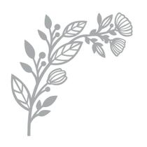 Aplique Chipboard Tulipa com Galho CH-318 - Arte Fácil Aplique Chipboard Tulipa com Galho CH-318 - Arte Fácil