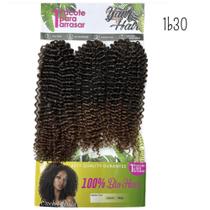 Aplique Colocação Crochet Braids Curto 55cm Cacheado Orgânic Aplique Colocação Crochet Braids Curto 55cm Cacheado Orgânic