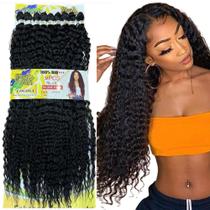 Aplique Colocação Entrelace Cacheado 9 Telas Orgânico