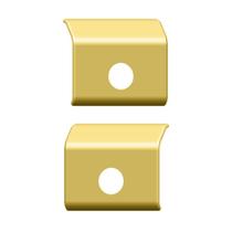 Aplique Com Furos Dobradiça Para Lama Para SC P 2015 Dourado