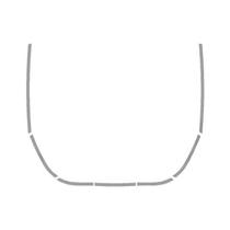 Aplique Contorno Grade Para Daf XF Espelhado Conjunto Aplique Contorno Grade Para Daf XF Espelhado Conjunto