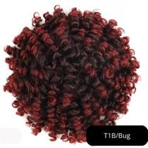 Aplique Coque Afro Puff Cabelo Cacheado Orgânico 15cm 90gr