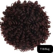 Aplique Coque Afro Puff Cacheado Orgânico Fashion Line 30Cm 120Gr