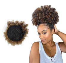 Aplique Coque Afro Puff Fibra Sintética P10