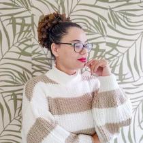 Aplique Coque Afro Puff P90D, Fibra Orgânica Aplique Coque Afro Puff P90D, Fibra Orgânica
