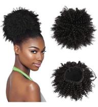 Aplique Coque Orgânico Cacheado Afro Puff