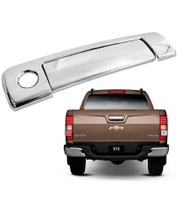 Aplique Cromado Capa Maçaneta Tampa Traseira S10 2012-2015
