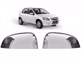 Aplique Cromado Capa Retrovisor Celta 2007/2014 Prisma 2004/12 Meriva 02/12 Par Aplique Cromado Capa Retrovisor Celta 2007/2014 Prisma 2004/12 Meriva 02/12 Par
