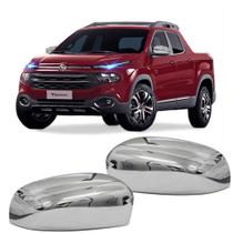 Aplique Cromado Capa Retrovisor Fiat Toro / Jeep Compass 2016 à 2021 Par