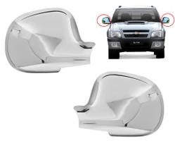 Aplique Cromado Capa Retrovisor S10 1995 1996 1997 1998 Par