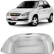 Aplique Cromado Do Retrovisor Corsa Montana 02 A 12 Ld