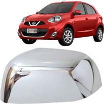 Aplique Cromado do Retrovisor March Versa 11 12 13 a 19 Le