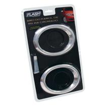 Aplique Cromado Farol Milha Polo 02 03 04 05 06 (PAR) Flash