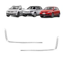 Aplique cromado grade dianteira Gol Voyage Saveiro 2008 a 2013 Aplique cromado grade dianteira Gol Voyage Saveiro 2008 a 2013