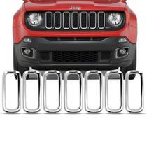 Aplique Cromado Grade Renegade 2019 a 2021