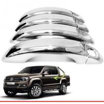 Aplique cromado macaneta amarok 10/...- 4 portas Aplique cromado macaneta amarok 10/...- 4 portas