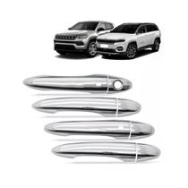 Aplique Cromado Maçaneta Commander 2021 4 Portas C/keyless