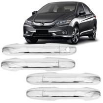 Aplique Cromado Maçaneta Honda City 2015 à 2021 4 Portas