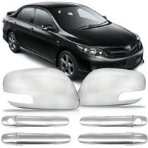 Aplique Cromado Maçaneta Retrovisor Com Pisca Corolla 08-14