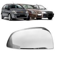 Aplique Cromado para Capa Retrovisor Celta 2007 a 2014 Prisma 2007 a 2012 Meriva 2002 a 2012