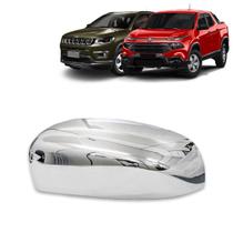 Aplique Cromado para Capa Retrovisor Compass Toro 2016 2017 2018 2019 2020 2021 2022 2023 2024 Commander 2021 2022 2023 Aplique Cromado para Capa Retrovisor Compass Toro 2016 2017 2018 2019 2020 2021 2022 2023 2024 Commander 2021 2022 2023