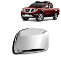 Aplique Cromado para Capa Retrovisor Frontier 2008 2009 2010 2011 2012 2013 2014 2015 2016