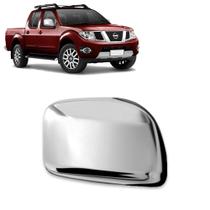 Aplique Cromado para Capa Retrovisor Frontier 2008 2009 2010 2011 2012 2013 2014 2015 2016