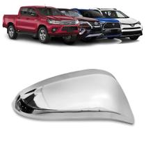 Aplique Cromado para Capa Retrovisor Hilux Sr Srv Srx SW4 GR-S Diamond 2016 a 2023 Rav4 2014 a 2023 Corolla Cross 2021 a 2023 Aplique Cromado para Capa Retrovisor Hilux Sr Srv Srx SW4 GR-S Diamond 2016 a 2023 Rav4 2014 a 2023 Corolla Cross 2021 a 2023