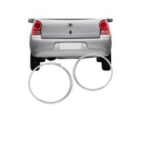 Aplique Cromado Para Lanterna Traseira Volkswagen Gol G4 Saveiro G4 Parati G4 2006 Até 2013