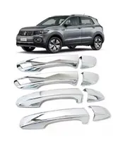 Aplique Cromado Para Maçaneta Polo 2018 2019 2020 4 Portas