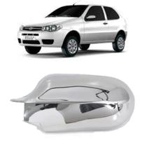 Aplique Cromado Para Retrovisor Esquerdo Palio G2 2000 até 2006 Aplique Cromado Para Retrovisor Esquerdo Palio G2 2000 até 2006