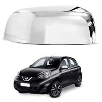 Aplique Cromado Para Retrovisor March 11/21 - Lado Direito Aplique Cromado Para Retrovisor March 11/21 - Lado Direito